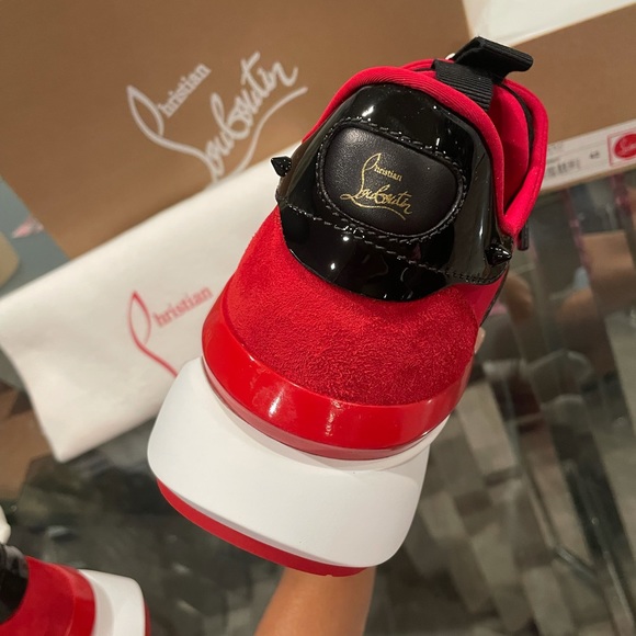 ♥️RED RUNNER! CHRISTIAN LOUBOUTIN SNEAKERS♥️ - Picture 9 of 10